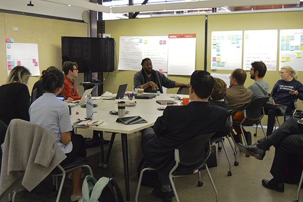 Lindy Institute Urban Innovation Summit workshop view of Innovation Fellow Michael O'Bryan